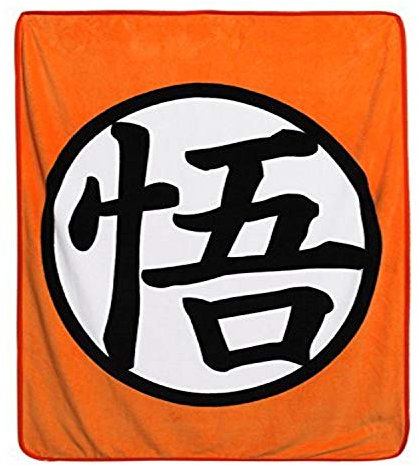 Great Eastern Dragon Ball Z Überwurfdecke, Polyester, Mehrfarbig, 50x60