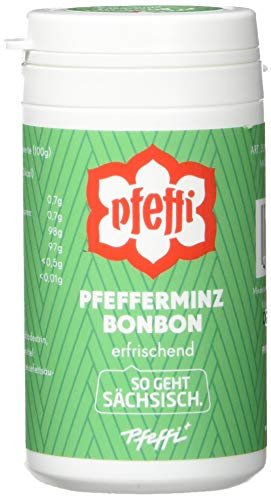 Pfeffi Pfefferminzbonbon Drops Dose 5er, 1er Pack (1 x 250 g)