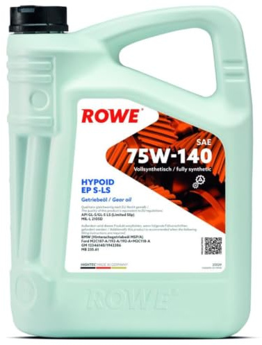 ROWE HIGHTEC HYPOID EP 75W-140 S-LS, 5 Liter