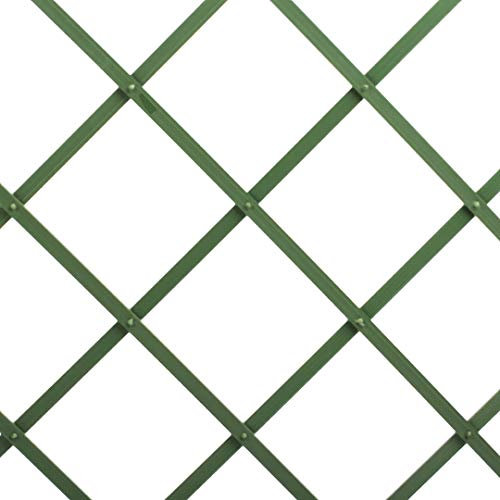 CELOSÍA Decorativa Extensible PVC Verde 1X2 M