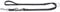 HUNTER Verstellbare Hundeführleine, Farbe: schwarz, 3-fach verstellbar, robustes Nylon, pflegeleicht, Größe: 10/200