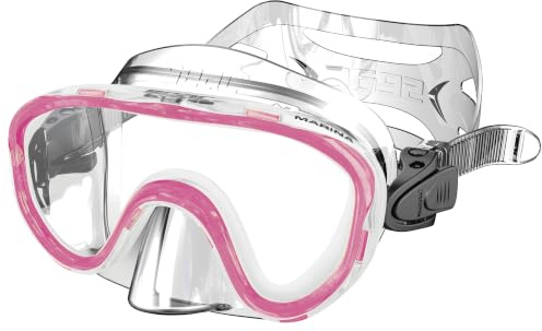 Seac Marina, Maske für Kinder aus farbigem Silikon zum Schnorcheln und Spielen im Meer