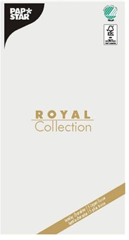 PAPSTAR 10 Tischdecken Tissue ROYAL Collection 120cm x 180cm weiß