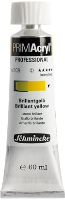 Schmincke PRIMAcryl Professional Brillantgelb 60 ml Tube, 13 209 011