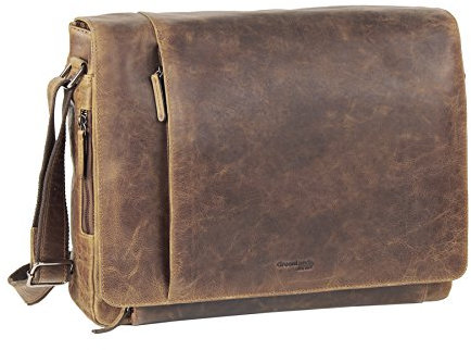 Greenland Nature Montana Messenger Leder 40 cm Laptopfach