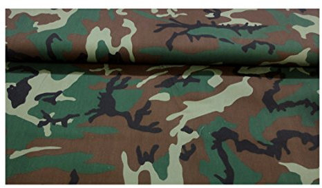 Fabrics-City GRÜN/BRAUN/SCHWARZ 4 FARBIG LAND CAMOUFLAGE STOFF TARNSTOFF STOFFE, 3461