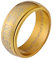 PAURO 316L Edelstahl Spinner Ring Band in Arabisch und Englisch Schwarz Größe 54