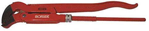 Ironside 170132 Eckrohrzange S-Form 5,1 cm (2 Zoll) rot lackiert