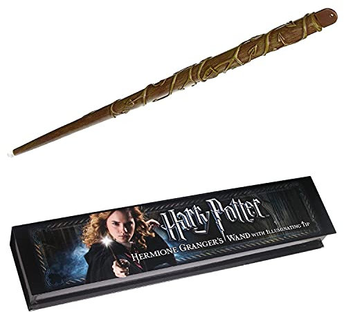 The Noble Collection Hermione Wand with Illuminating Tip