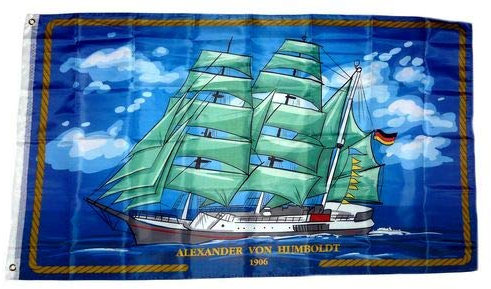 Fahne/Flagge Alexander von Humboldt NEU 90 x 150 cm