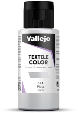 Vallejo Textile Color 40571 Metallic Silver (60ml)