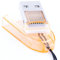 REY Micro SD-Kartenlesegerät Adapter auf tragbaren USB, Farbe Orange