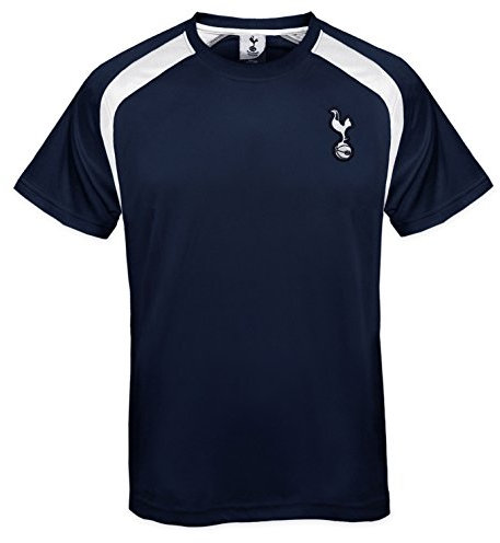 Tottenham Hotspur - Jungen Trainingstrikot aus Polyester - Offizielles Merchandise - Geschenk für Fußballfans - Marineblau - 10-11 Jahre