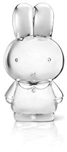 Spardose Kaninchen miffy versilbert anlaufgeschützt 15x7,5x7cm