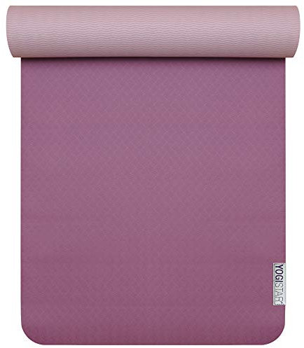 Yogistar Yogamatte Pro - sehr rutschfest - Aubergine, 183.0 x 61.0 x 0.5 cm