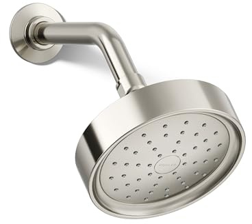 Kohler 965-AK-SN Purist® Single-function showerhead, 2.5 gpm, Vibrant Polished Nickel