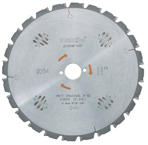 Lame de scie circulaire HW/CT 216 x 30 x 2,4/1,8 mm - 20 dents