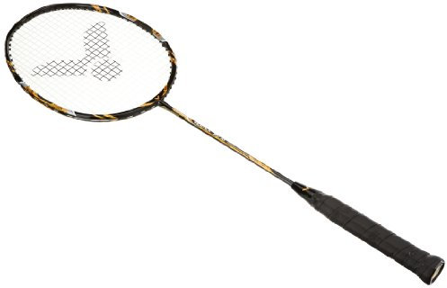 VICTOR Badmintonschläger Spirtec 10, Schwarz/Gold, 089/0/8