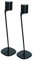 GT STUDIO Supports d'enceintes pour SONOS One, One SL, Play: 1, Play: 3, Design Premium Améliore le Son Surround, Dissimulation Complète du Cordon, Base Lourde - (Paire, Noir)