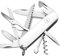 Victorinox Huntsman Swiss Army Knife, Medium, Multi Tool, Camping Knife, 15 Functions, Large Blade, Bottle Opener, White