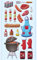 Klebe Stofty Sticker Grill Party