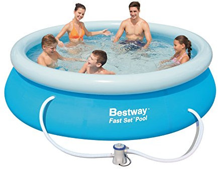Bestway 10ft x 30inch Fast Set™ Above Ground Swimming Pool With Filter