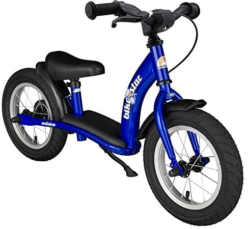 BIKESTAR Kinder Laufrad Lauflernrad Kinderrad für Jungen und Mädchen ab 3-4 Jahre | 12 Zoll Classic Kinderlaufrad | Blau | Risikofrei Testen