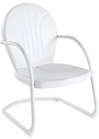 Crosley Furniture Griffith Retro Metal Outdoor Chair
