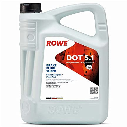 ROWE Dot 5.1 Bremsflüssigkeit Super Brake Fluid Bremsen Liquid 5L