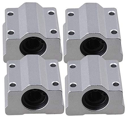 BQLZR SC8UU Linearbewegung Kugellager CNC Gleitbuchse 34,5 mm Länge 4 Stück