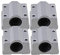BQLZR SC8UU Linearbewegung Kugellager CNC Gleitbuchse 34,5 mm Länge 4 Stück