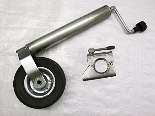 Heavy Duty Jockey Wheel with Steel Rim & Clamp 60MM