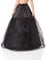 HIMRY® Reifrock Petticoat 3 Ring verstellbar, Underskirt Unterrock, Gr. N für Gr. 34 bis Gr.40, Krinoline Schwarz, KXB-005 Black