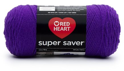 RED HEART Super Saver Yarn, Amethyst