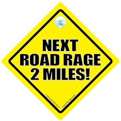 Next Road Rage Miles 2, Road Rage Schild, Aufschrift, Road Rage Anti tailgater, mit Aufschrift, Baby an Bord Autoaufkleber, Motiv Autofahren, Schild, Aufschrift Auto Auto