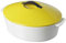 Revol RV642322 Cocotte Revolution Ovale, Porcelaine, Jaune Seychelles, 32 cm, 32 x 32 x 12 cm