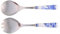 Spode Couverts à salade italiens en porcelaine bleue (2), 320 ml, passent au micro-ondes, lavage à la main, 1 lot