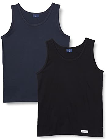 Navigare 511 Canottiera, Multicolore (Nero/Navi/ Jeans), X-Large (Taglia: 6), Pacco da 3, Uomo