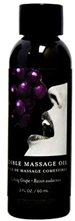 Earthly body Grape Edible Massage Oil - 2oz / 60ml