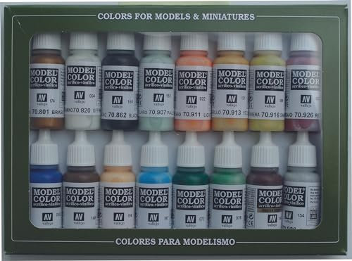 Vallejo Model Color 16 color Set 70146 Naval - Steam Era (16)