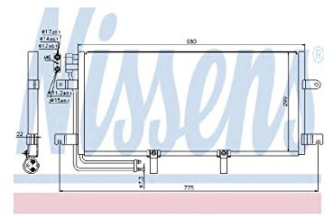 Nissens Condenser - 94834
