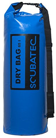 Scubatec Dry Bag wasserdichter Packbeutel, 65l, blau