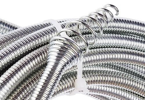 Benson Tools Hochwertige Rohrreinigungsspirale mit Korkenzieherende, 10 Meter Länge für effektives Freimachen von Abflussrohren und Kanalisationen, Durchmesser 17 mm