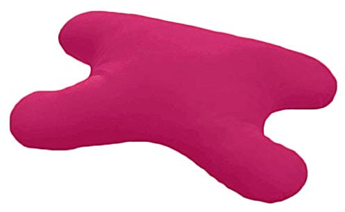 Hefel My Face Kissen inkl. Jersey Kissenbezug 40x60 cm, Geheimwaffe gegen Falten, (Beere)