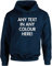 Hippowarehouse Personalised Unisex Hoodie Hooded top (Specific Size Guide in Description) Navy Blue