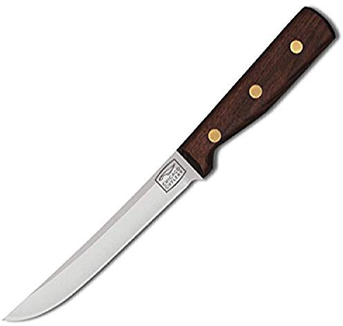 Chicago Cutlery 8 Inch Slicing and Carving Knife Sharp Stainless Steel Blade that Resists Rust, Stains and Pitting Walnut Tradition Slicing Knife