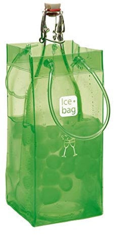 Gimex 17409 Ice Bag Basic Wine Cooler 1 Bottle Green Acid 30 x 15 cm
