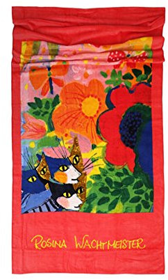 Strandtuch Rosina Wachtmeister Flower Beach Velours bedruckt
