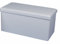 Echtwerk Sitzbank, Weiß, 76 x 38 x 38 cm, EW-SB-0480