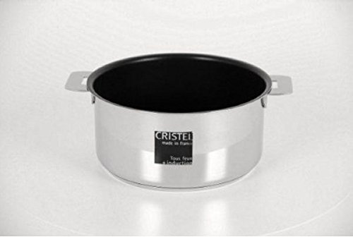 Cristel - CASSEROLE MUTINE EN INOX 16 CM POIGNEE AMOVIBLE REVETEMENT EXCALIBUR - CRISTEL